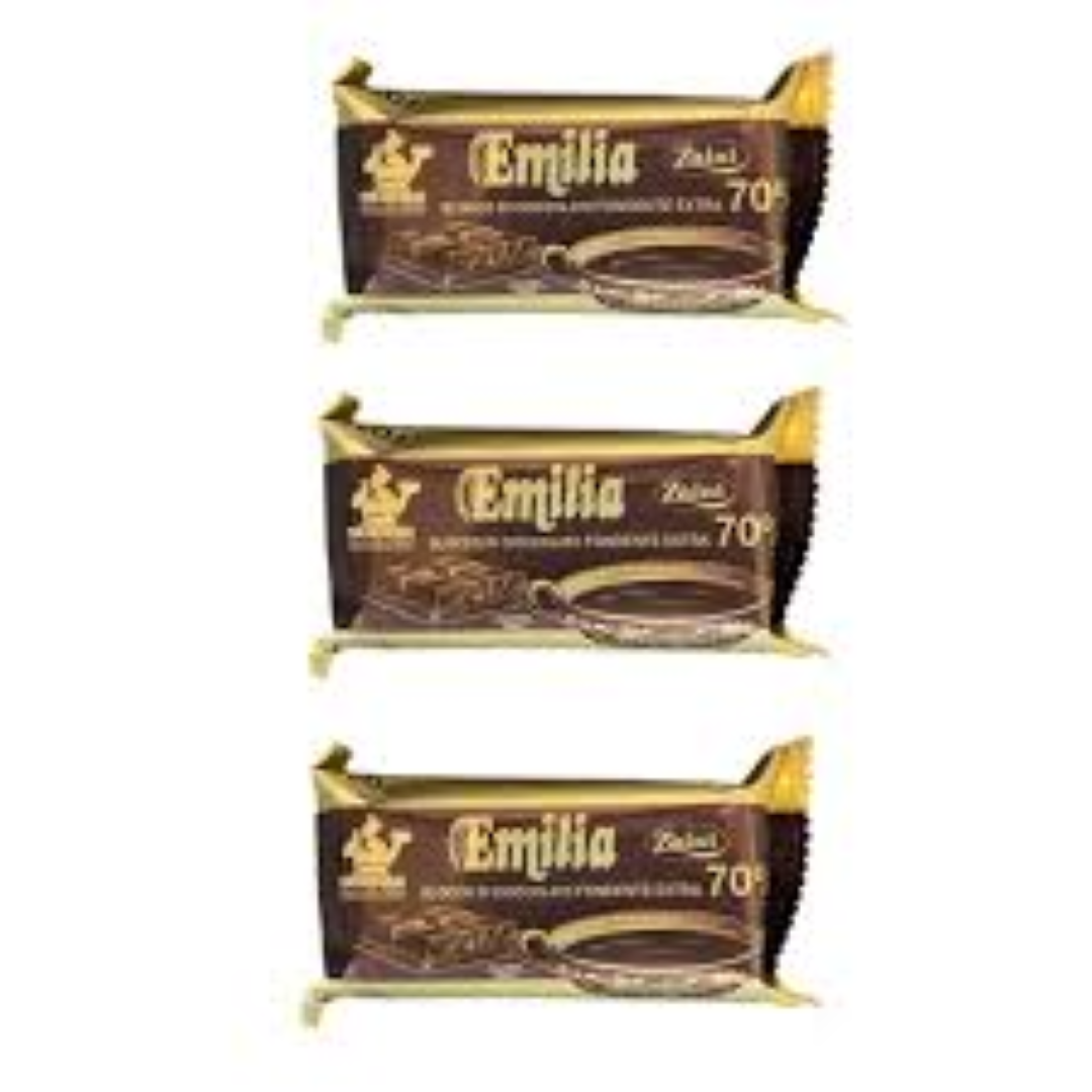 ZAINI FONDENTE EXTRA DARK CHOCOLATE BAG 70% 173G